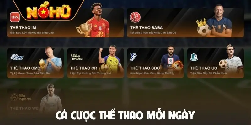 Cá cược thể thao mỗi ngày