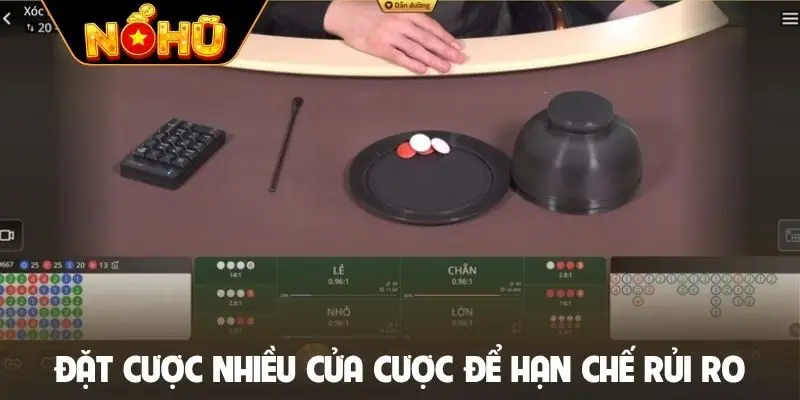 Đặt cược nhiều cửa cược để hạn chế rủi ro