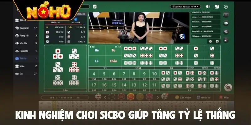 Kinh nghiệm chơi Sicbo giúp tăng tỷ lệ thắng